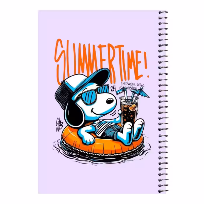 دفتر مشق 80 برگ اس جی طرح اسنوپی تابستان