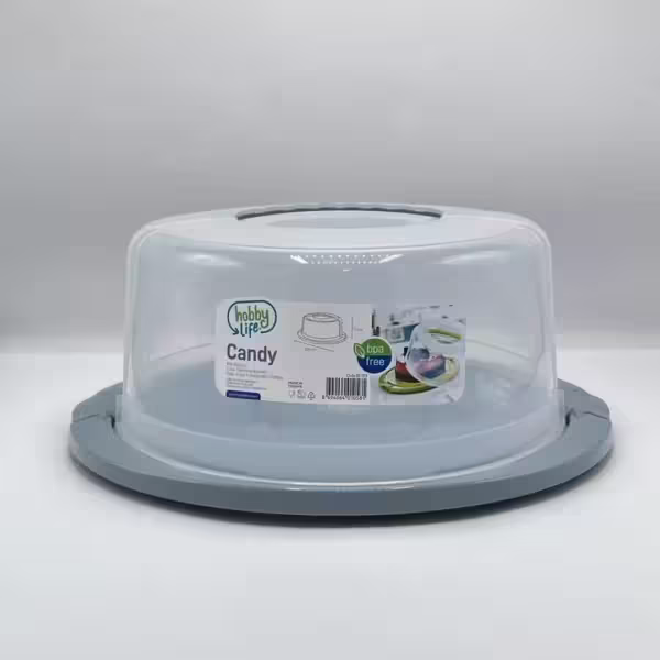 ظرف کیک مدل بلند سبزآبی هوبی لایف 021183