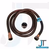 شیلنگ دوش فنری ریزبافت برنجی رزگلد کهن