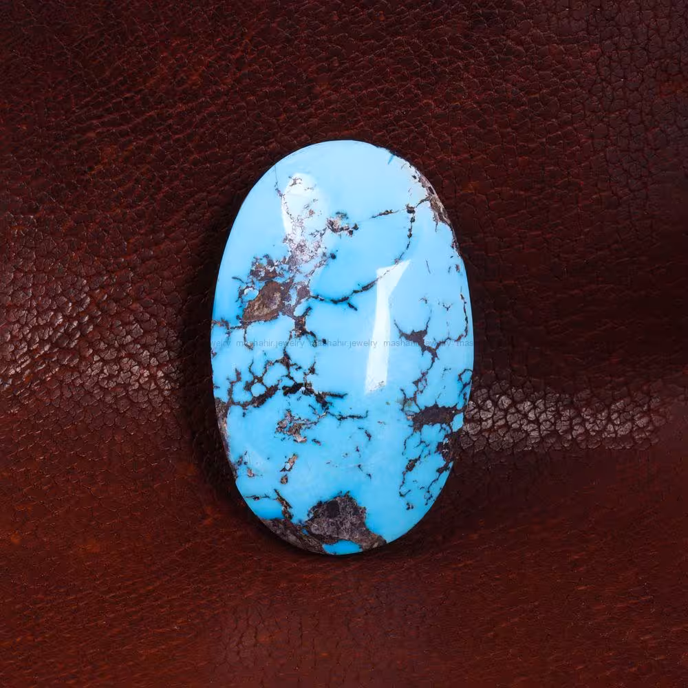 نگین فیروزه شجری کد 14458 - جواهری مشاهیر