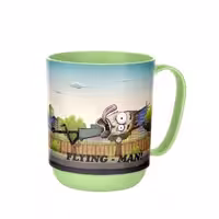 لیوان پلاستیکی دسته دار مدل Funny Cup برند تیتیز پلاستیک ترکیه در 4 طرح مختلف _ شناسه کالا : AP-9089