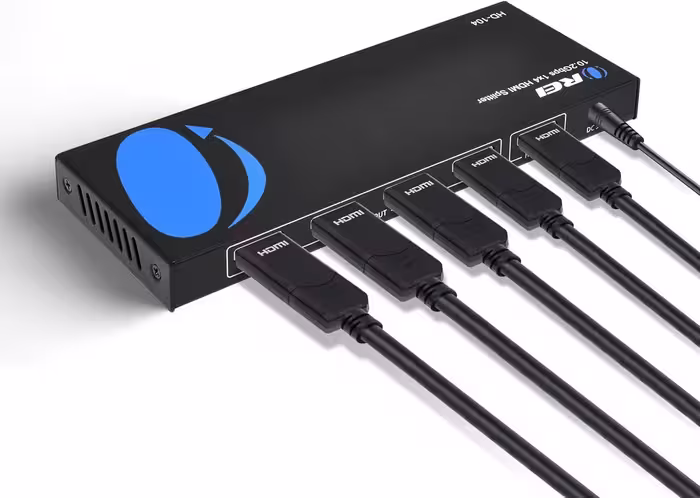 OREI HD-104 1x4 4 Ports Splitter Powered HDMI برای Full HD 1080P ( از به روز ترین و پرفروش ترین  اسپلیترهای سایت آمازون)