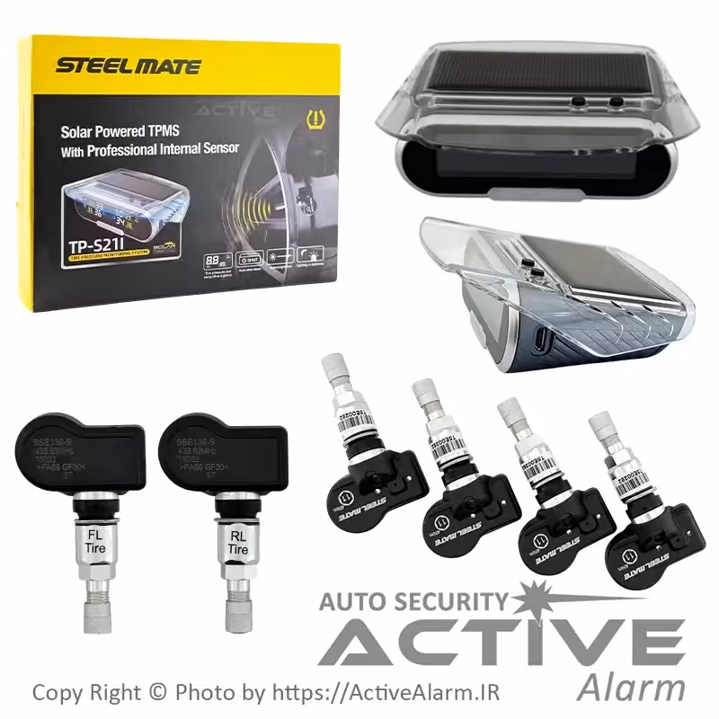 قیمت نمایشگر و سنسور باد لاستیک استیل میت مدل TP-S21I