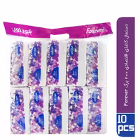 پک اقتصادی دستمال کاغذی 200 برگ فوراور بسته 10 عددی