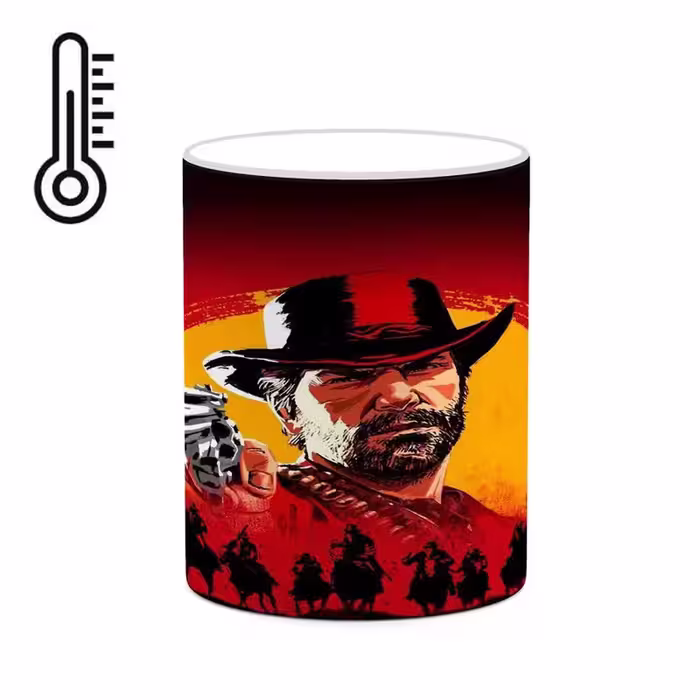 ماگ حرارتی   بازی رد دد Red Dead Redemption II کد mgh30049