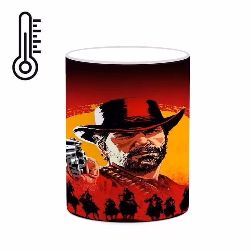 ماگ حرارتی   بازی رد دد Red Dead Redemption II کد mgh30049