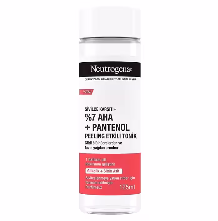 تونر ضد جوش و لایه بردار پلاس نوتروژینا Neutrogena حجم 125 میل