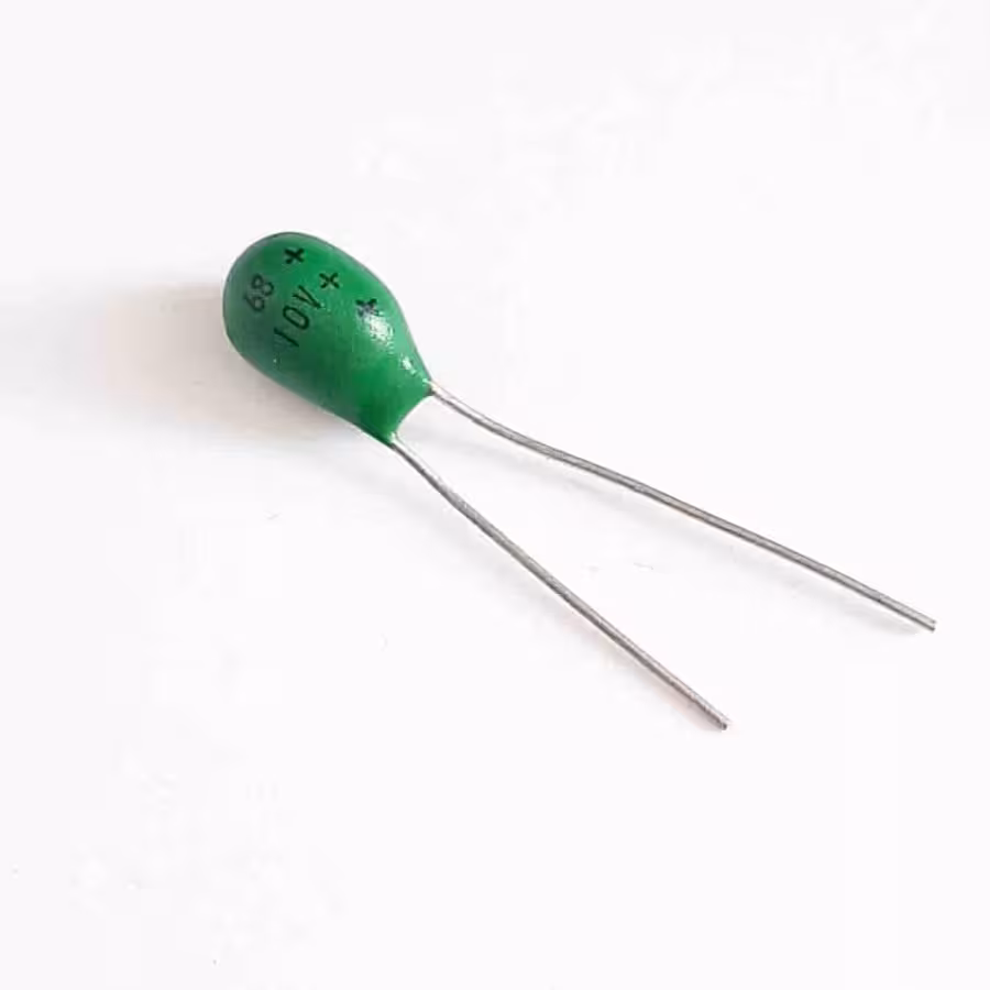 خازن تانتالیوم 68 میکروفاراد 10 ولت ±, 68uf 10v tantal