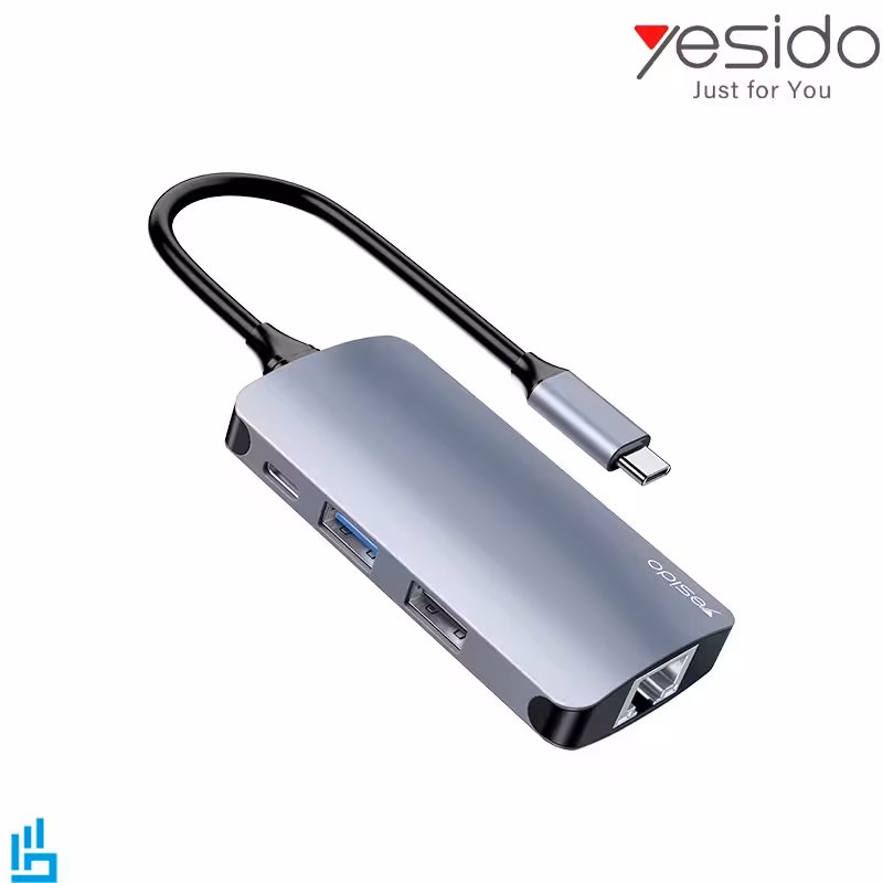 هاب هفت پورت با کابل TypeC تایپ سی یسیدو Yesido HB15