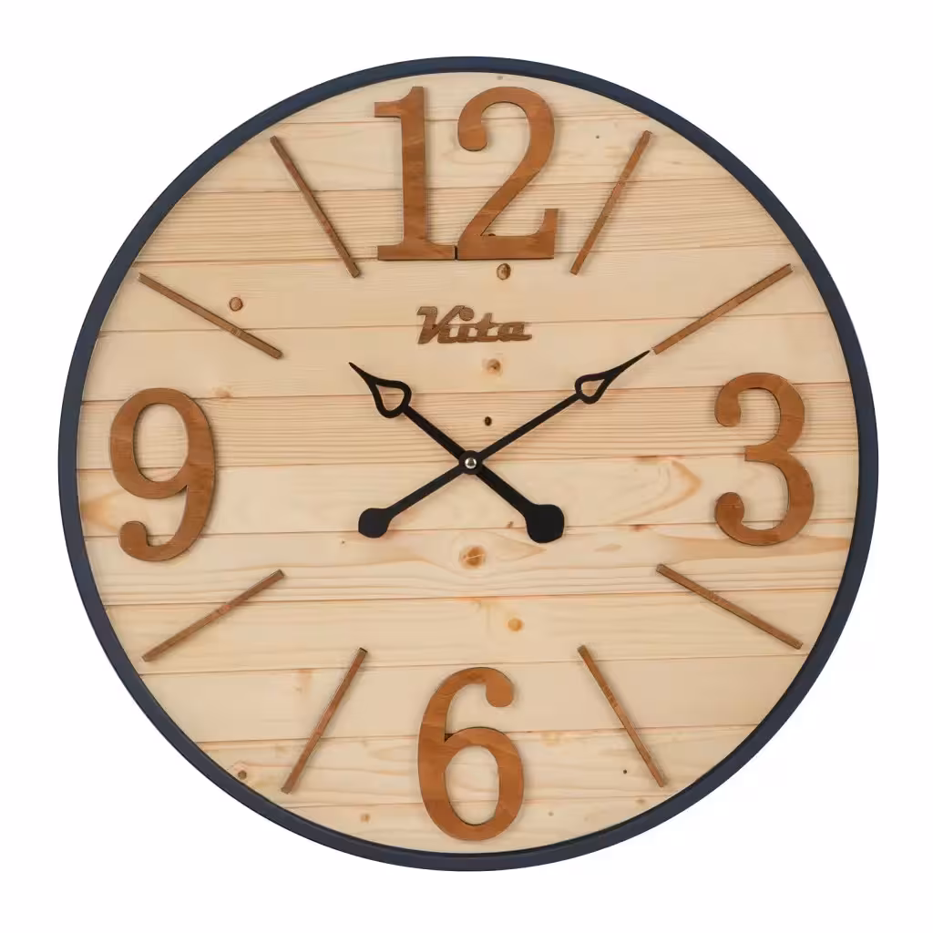 ساعت دیواری چوبی کد CKH636km