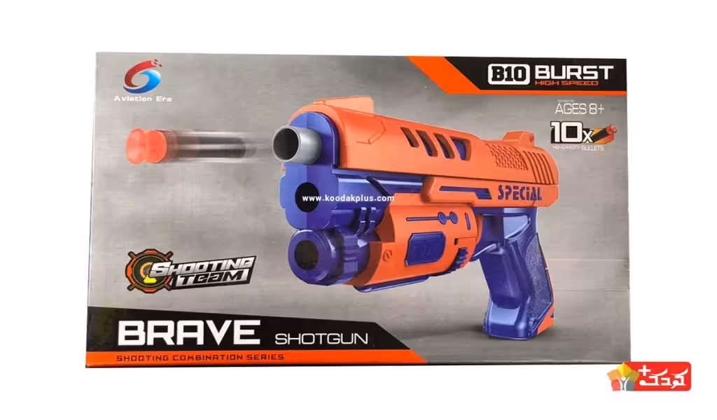 تفنگ تیر پرتابی فومی اسباب بازی مدل FH-007