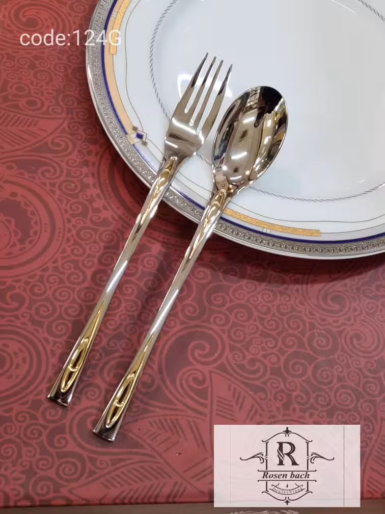 سرویس قاشق چنگال 161 پارچه رزنباخ مدل 124g
