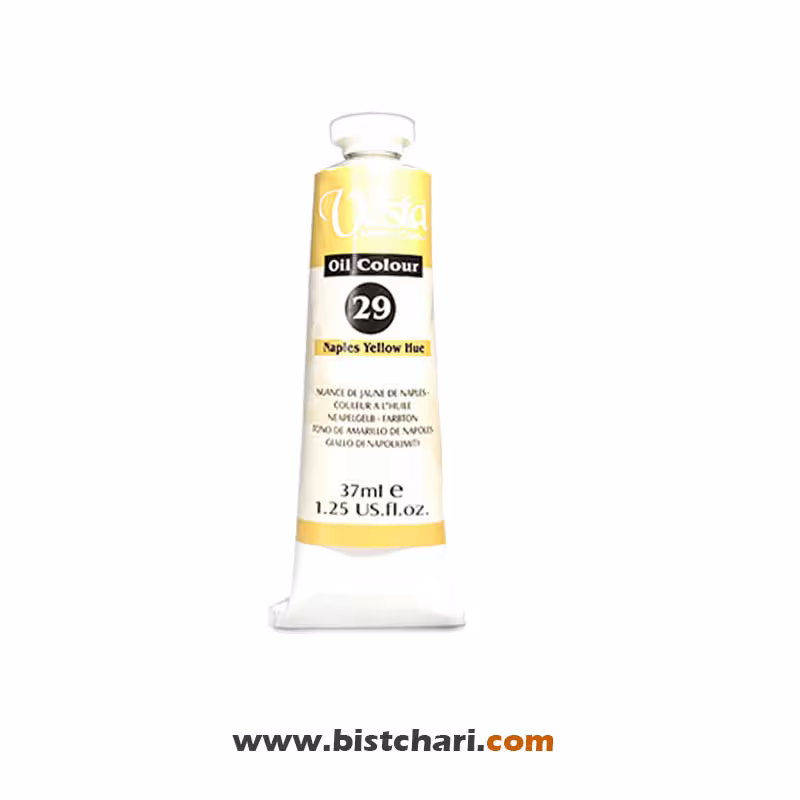 رنگ روغن رنگ Naples yellow hue کد 29 برند وستا Vesta