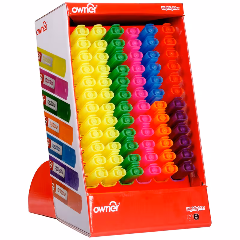 ماژیک علامت گذار اونر بسته 72عددی