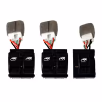 کلید بک لایت دار شیشه بالابر ساینا کوییک سفید new