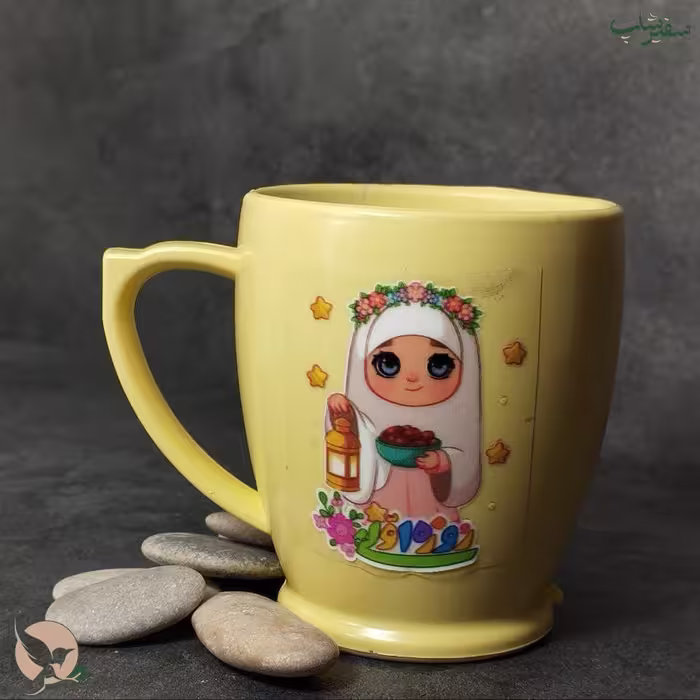 مینی ماگ دخترانه زرد