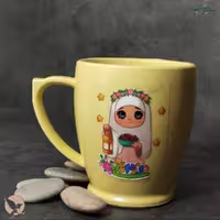 مینی ماگ دخترانه زرد