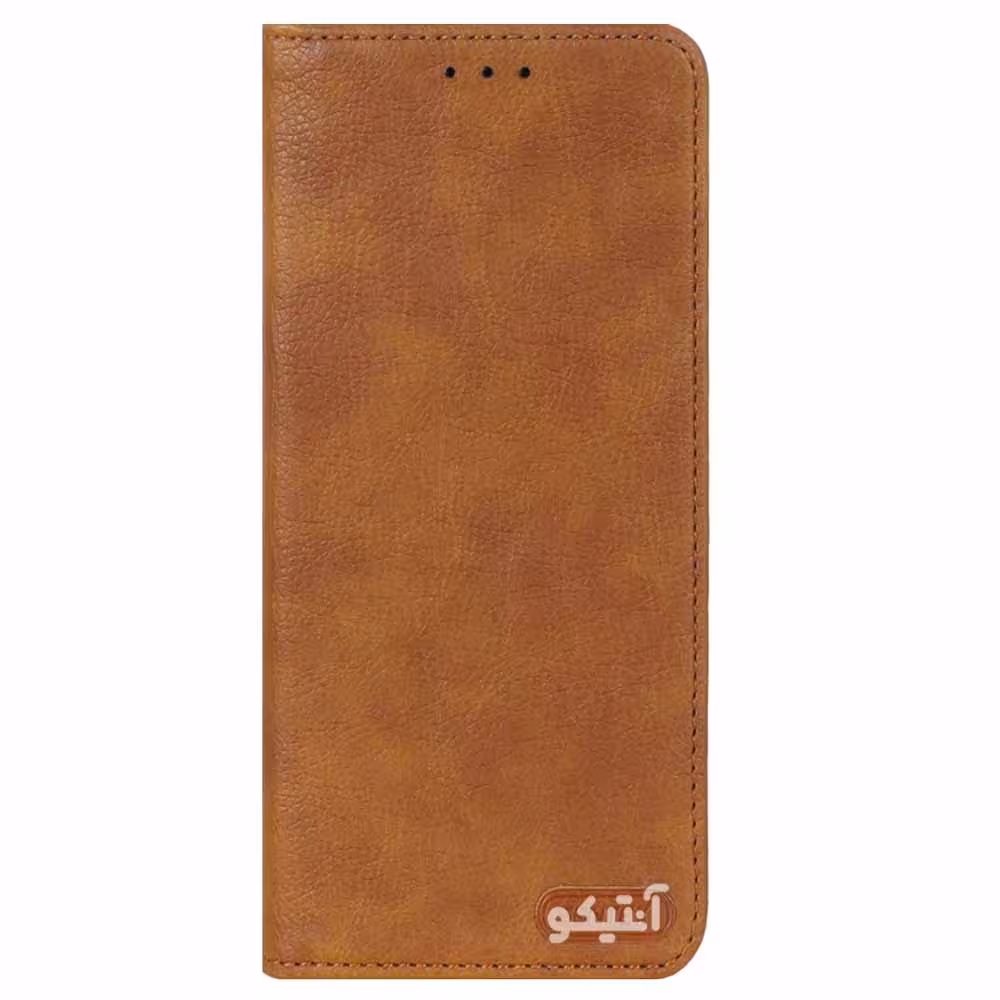 کیف کلاسوری Samsung S10 مدل چرمی مگنتی – رنگ عسلی