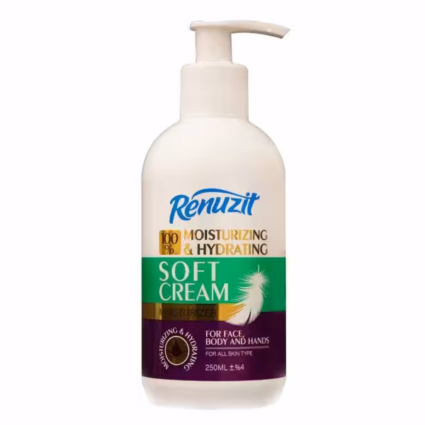 کرم آبرسان و مرطوب کننده پمپی Soft رینوزیت حجم 250 میل