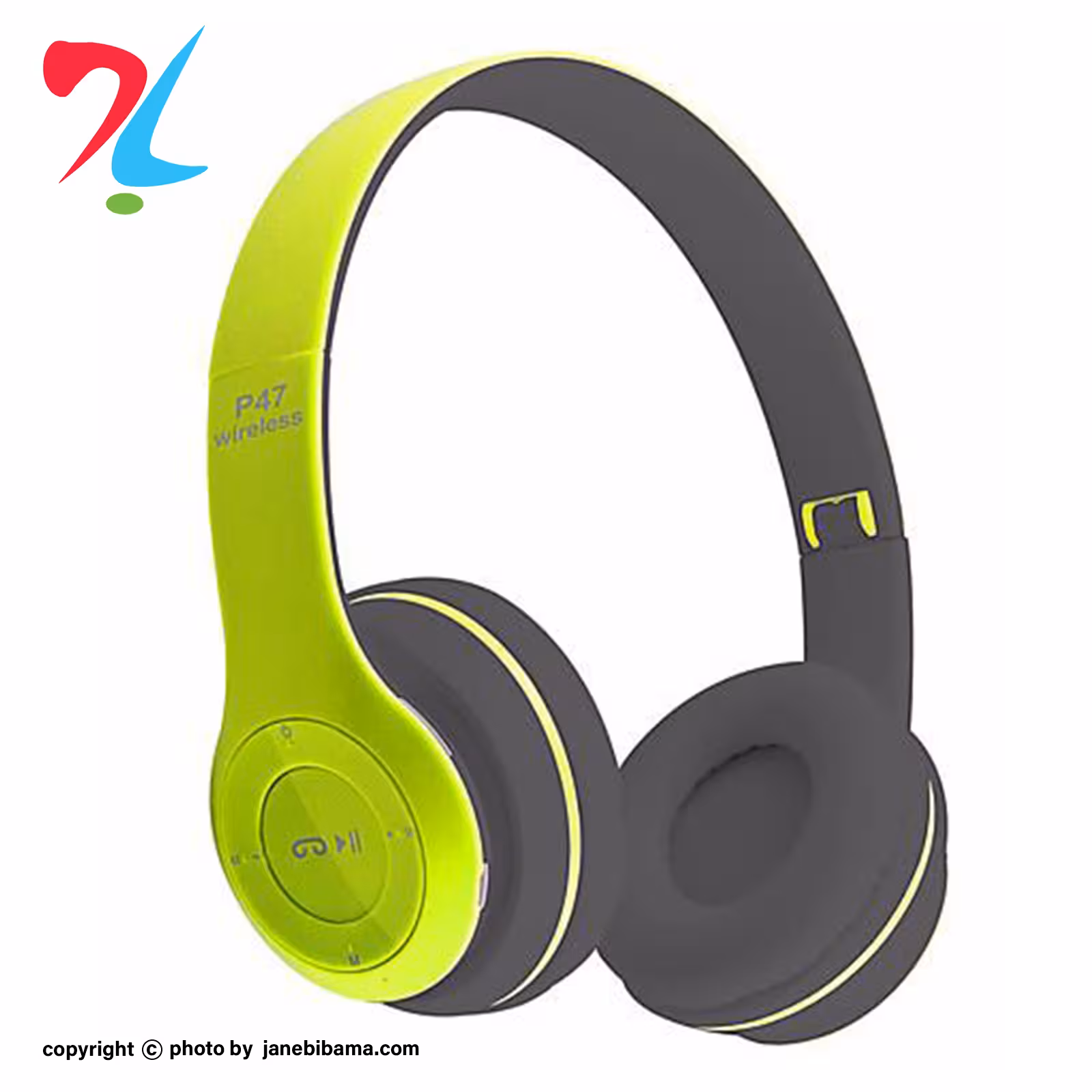 هدفون بی سیم مدل P47-رنگ سبز