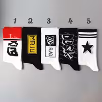 جوراب ساقدار الیت نوشته دار سری King