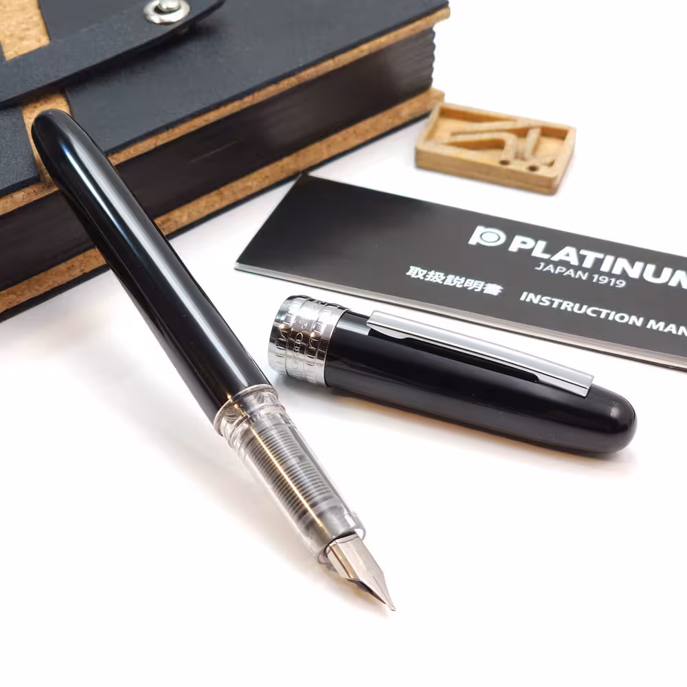 خودنویس پلاتینیوم پلیسیر مشکی PLATINUM Plaisir Black 1