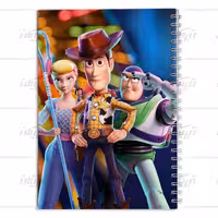 دفتر مشق کارتون داستان اسباب بازی ها