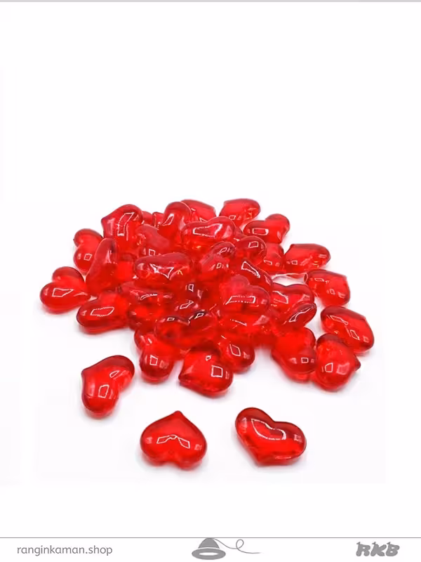 قلب کریستالی قرمز