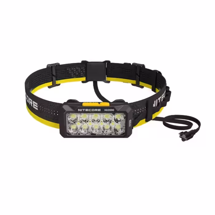 چراغ پیشانی نایت کر مدل HU2000 با نور مهتابی