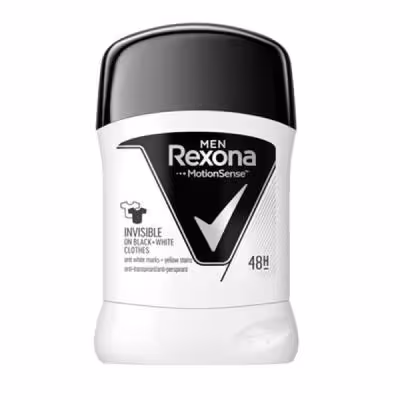 استیک ضد تعریق مردانه رکسونا Rexona مدل invisible black and white