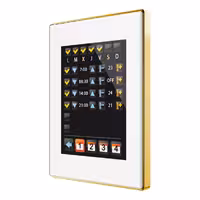 تاچ پنل زنیو | zennio مدل ZVI-Z41PRO فریم طلایی