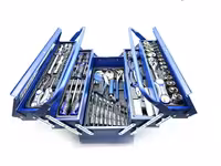 مجموعه جعبه بکس و جعبه ابزار 85 عددی صنعتی باس مدل BS-TOLS-85