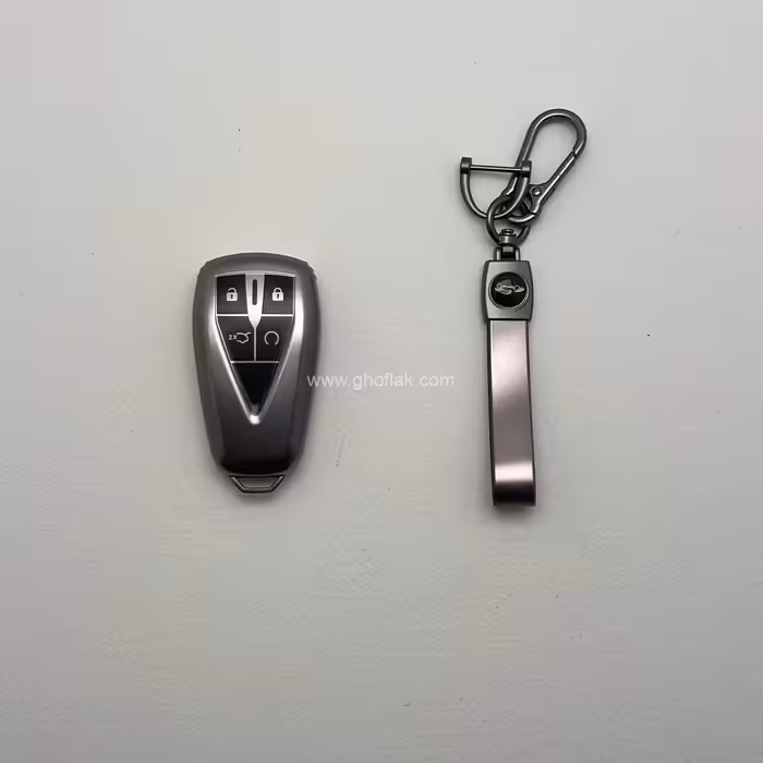 کاور ریموت چانگان کیلس چهار دکمه طرح متالیک با بند ست