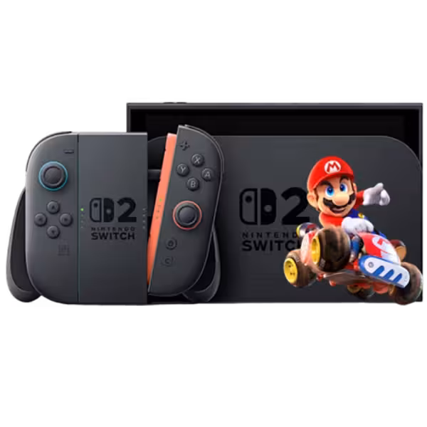 کنسول بازی نینتندو مدل Nintendo Switch 2 آکبند همراه با بازی Mario Kart Worldenglish_title