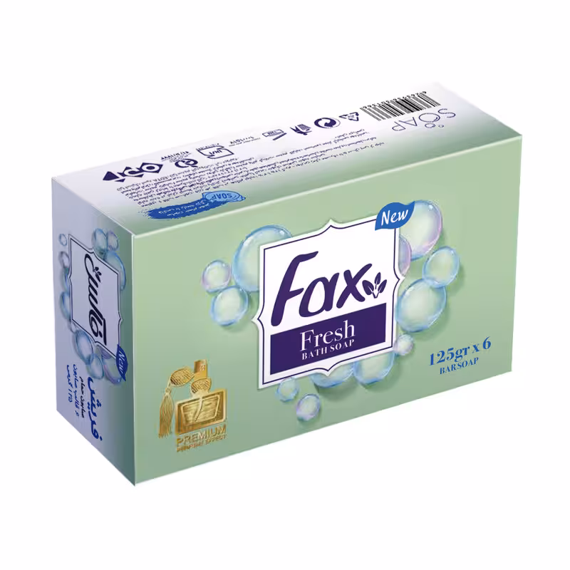 صابون حمام فکس مدل Fresh Perfume بسته 6 عددی