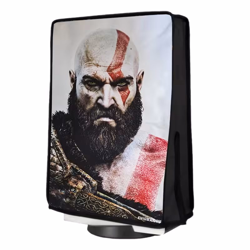 کاور کنسول PS5 اسلیم طرح کراتوس God of War