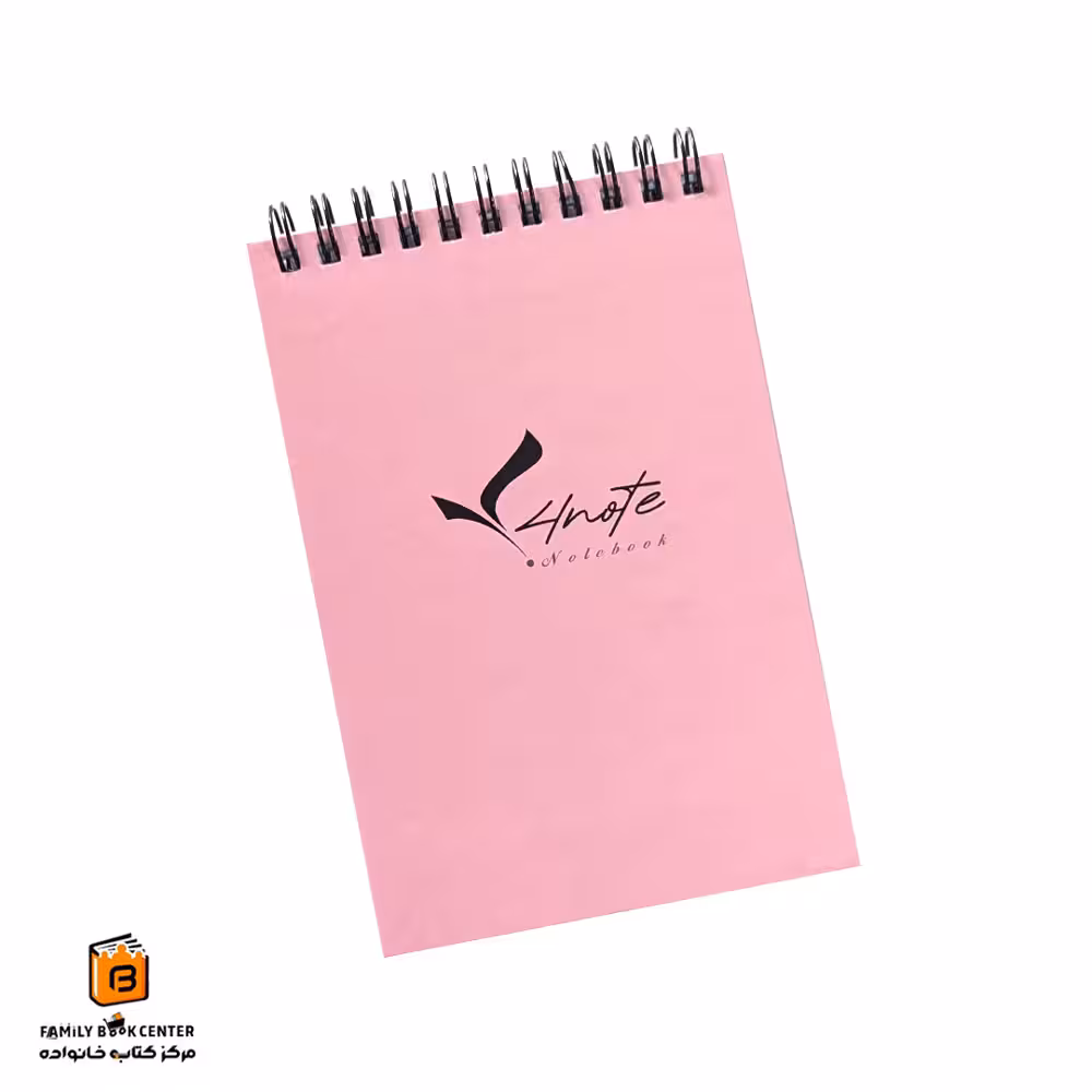 دفترچه یادداشت 60 برگ سری Pastel صورتی