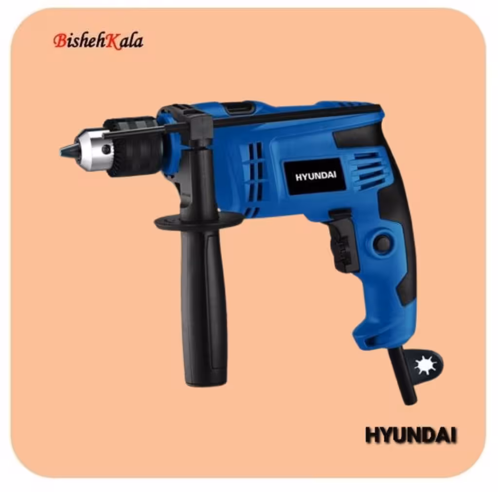 دریل برقی چکشی 750 وات HYUNDAI هیوندای مدل HP7550 کد(3)