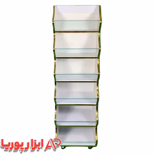 استند شکلات 6 طبقه سفید