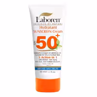 کرم ضد آفتاب بی رنگ لابورن مناسب پوست خشک و نرمال  SPF50 حجم 50 میل