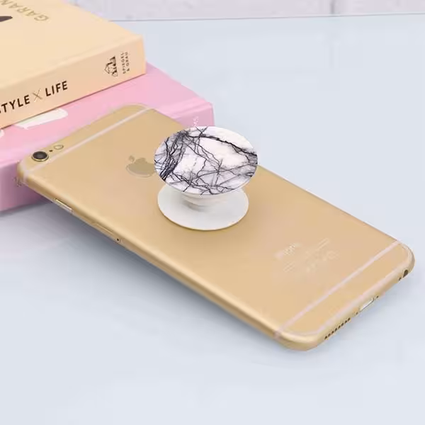 پاپ سوکت سنگ مرمر رگه مشکی Dark Stone PopSocket