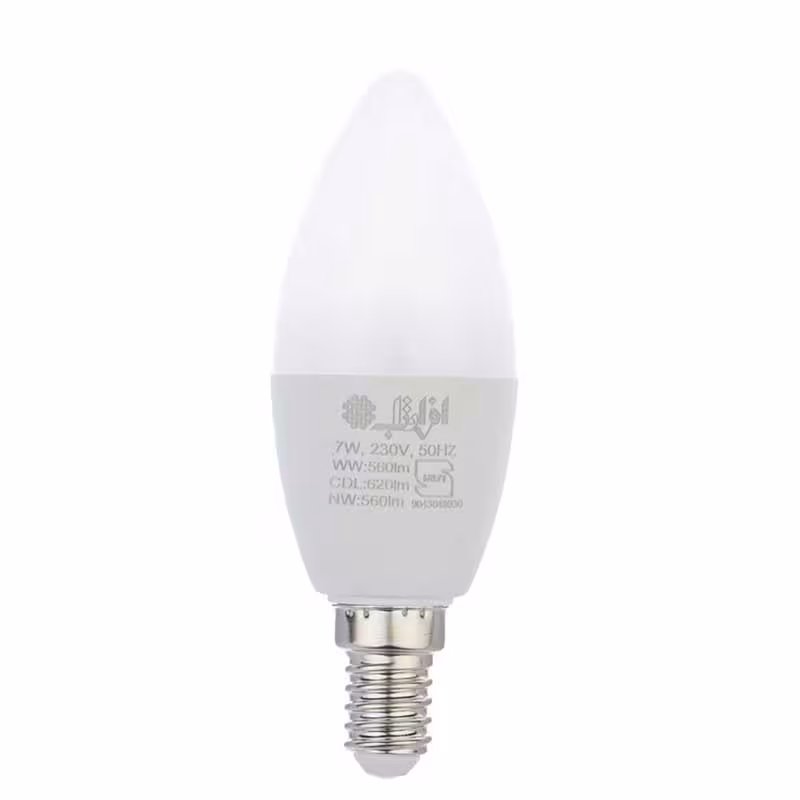 لامپ ال ای دی 7 وات شمعی افراتاب مدل AF-C37-7W پایه E14