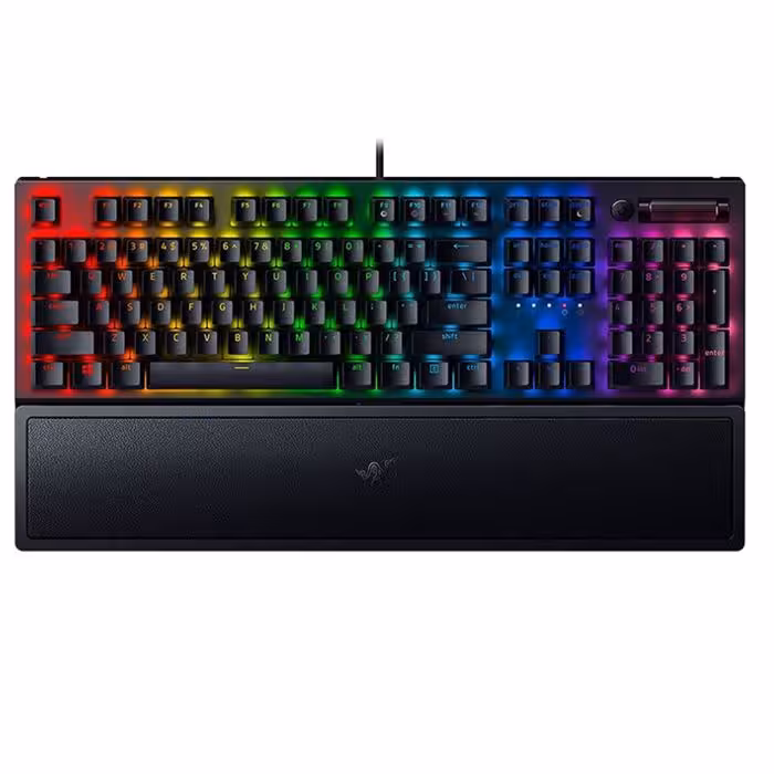 کیبورد گیمینگ ریزر مدل BlackWidow V3 | سوییچ سبز
