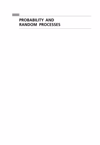 خرید و دانلود نسخه کامل کتاب Probability and random processes