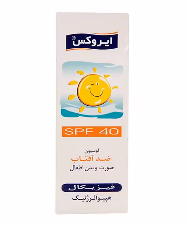 ایروکس لوسیون ضدافتاب 40 بچه 60م