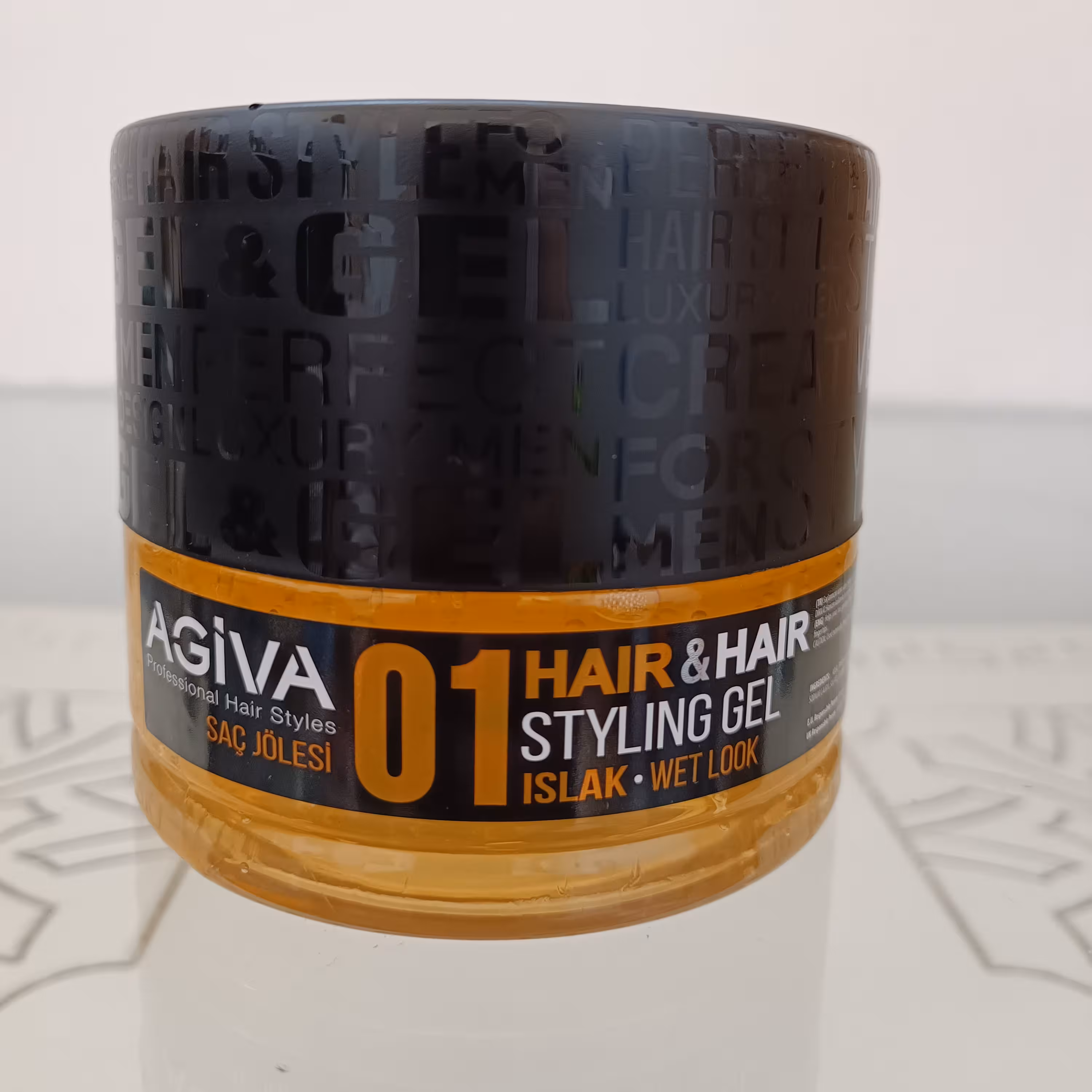 ژل مو آگیوا شماره 01 مدل Styling Gel حجم 700 میلی لیتر Agiva