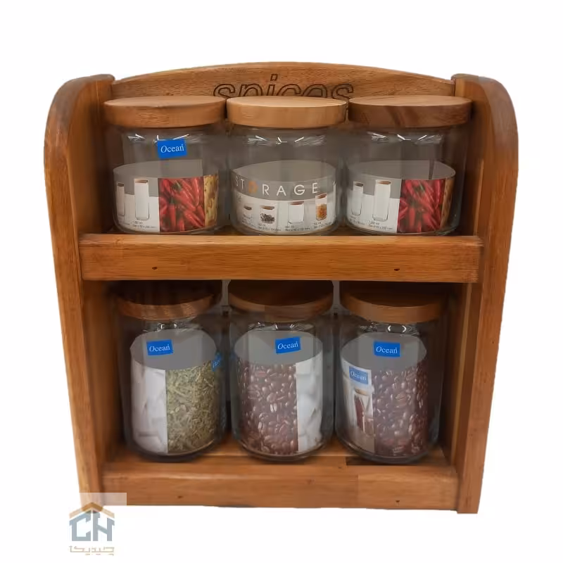 پاسماوری چوبی 2 طبقه بزرگ مدل 8001