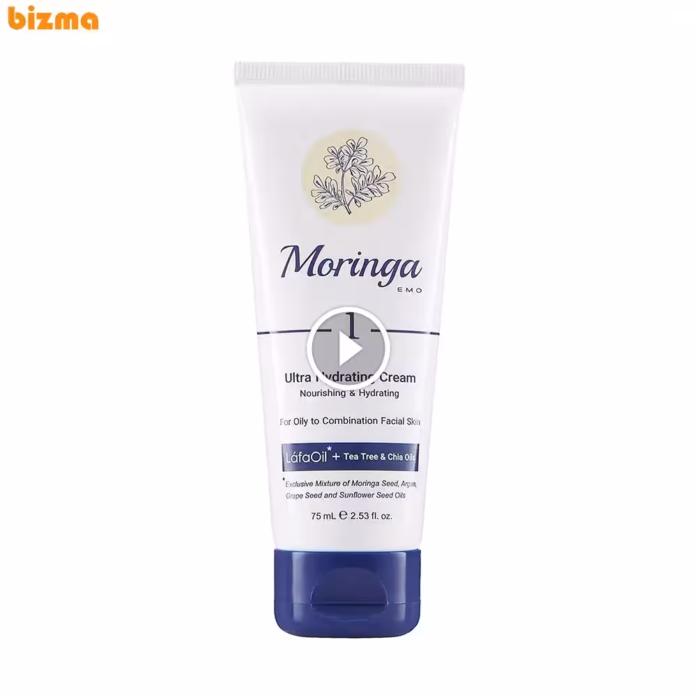 کرم دست فوق سبک و آبرسان مورینگا اِمو مدل 1 حجم 75 میلی‌لیتر