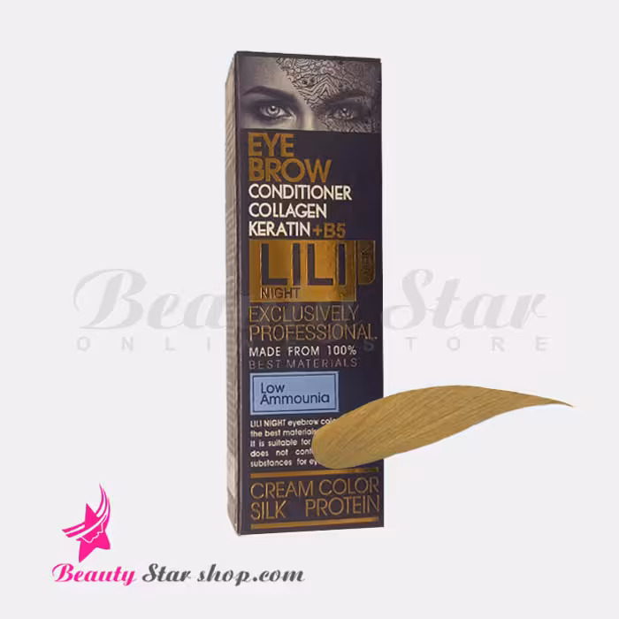 رنگ ابرو بلوند روشن لی لی نایت شماره 8 حجم 30 میلی لیتر