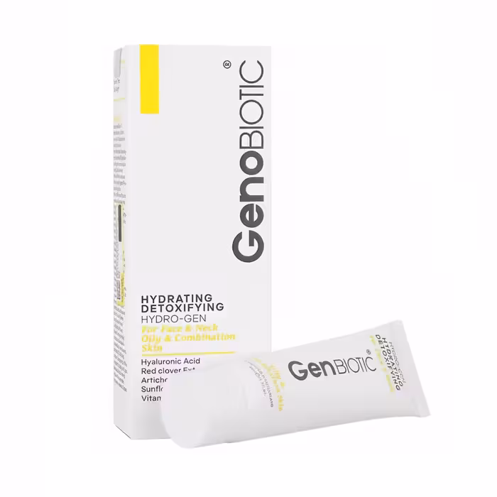 کرم رطوبت رسان صورت پوست چرب ژنو بایوتیک 50 میل |Geno Biotic Hydrating And Detoxifying Cream For Oily Skin